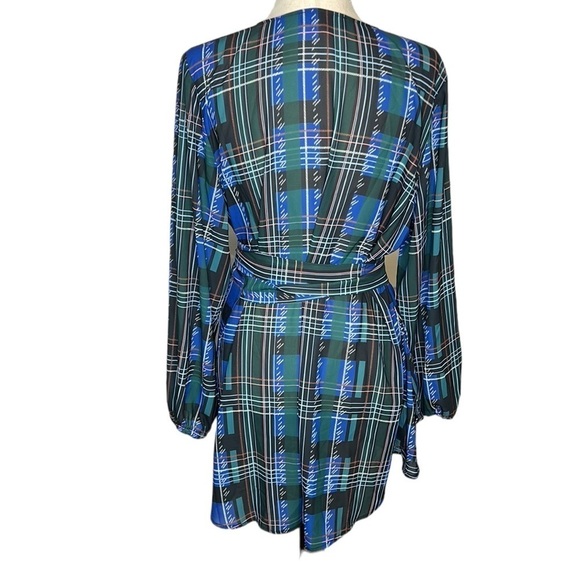 Eloquii Plus Size Wrap Tie Front Blouse Size 16 - Picture 2 of 8